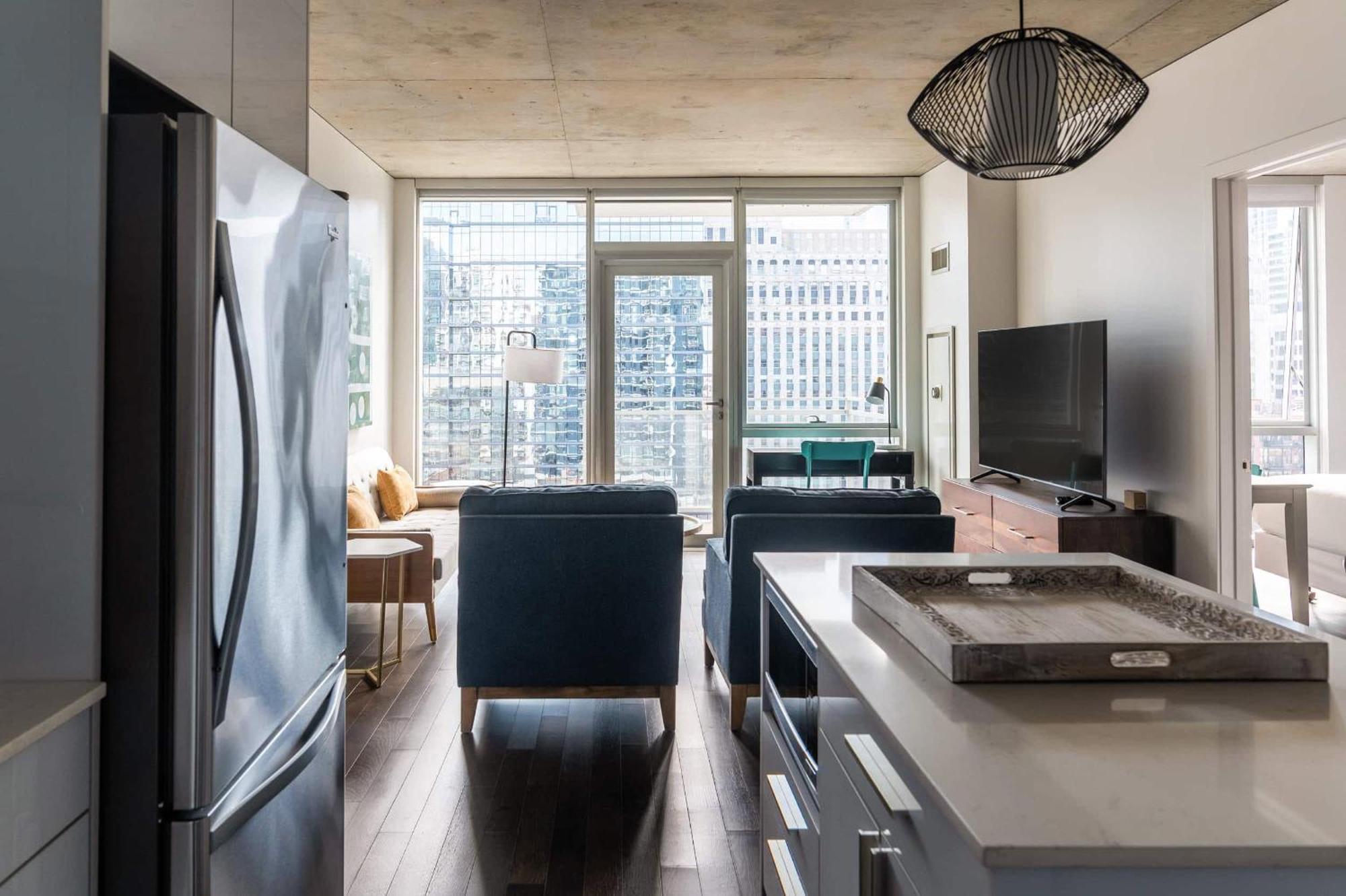 2Br Elegant Premium Suite With Balcony & Sweeping City Views Chicago Exterior foto