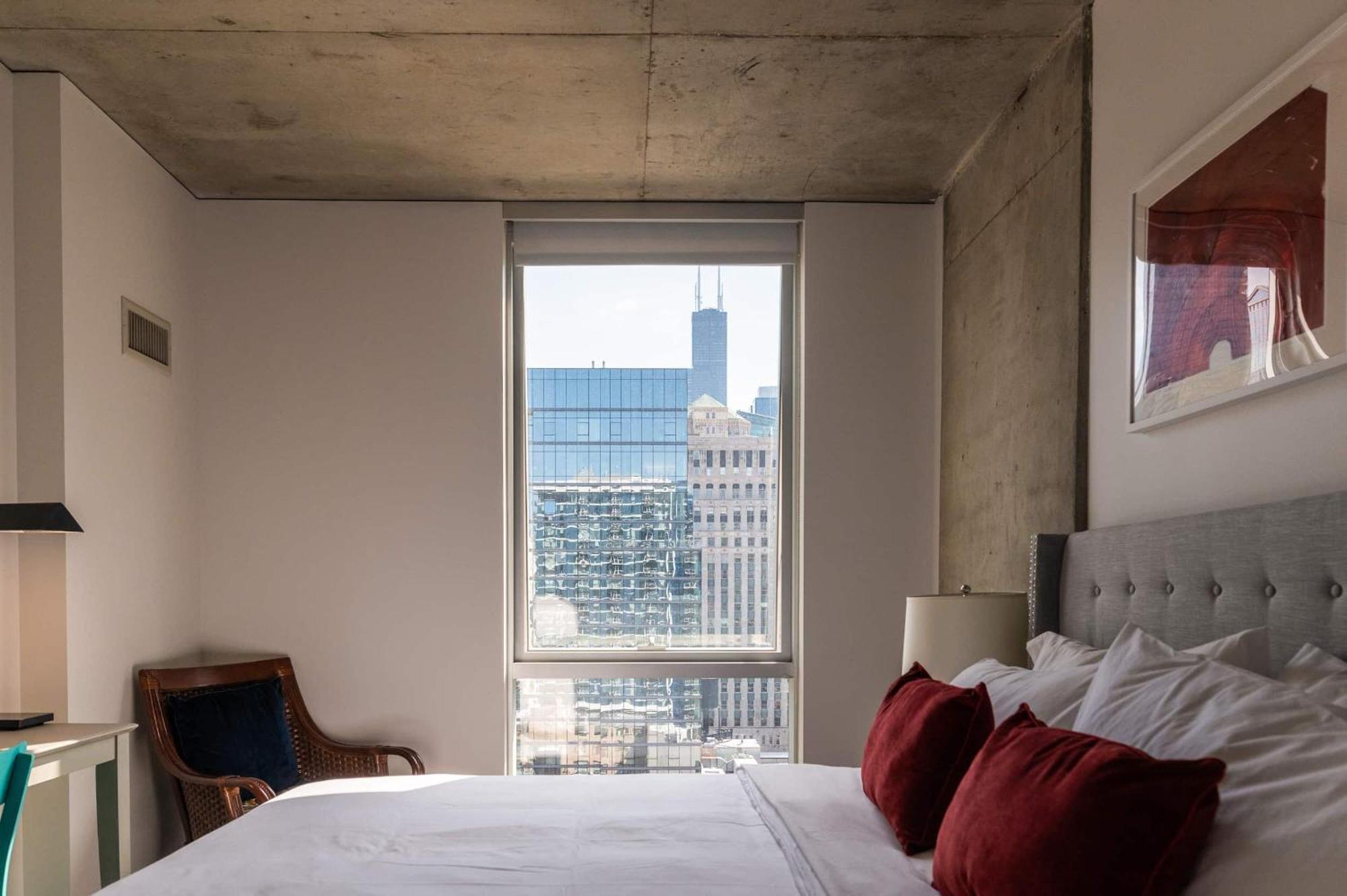 2Br Elegant Premium Suite With Balcony & Sweeping City Views Chicago Exterior foto
